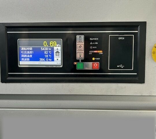 コンプレッサタッチパネル交換